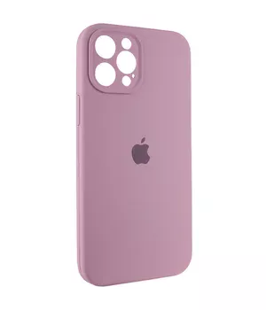 Чехол Silicone Case Full Camera Protective (AA) для Apple iPhone 12 Pro (6.1") Лиловый / Lilac Pride
