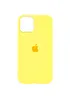 Чехол Silicone Case Full Protective (AA) для Apple iPhone 12 Pro / 12 (6.1") Желтый / Yellow