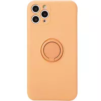 Чехол TPU Candy Ring Full Camera для Apple iPhone 12 Pro (6.1") Оранжевый / Coral