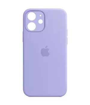 Чохол Silicone Case Full Camera Protective (AA) для Apple iPhone 12 (6.1") Бузковий / Lilac