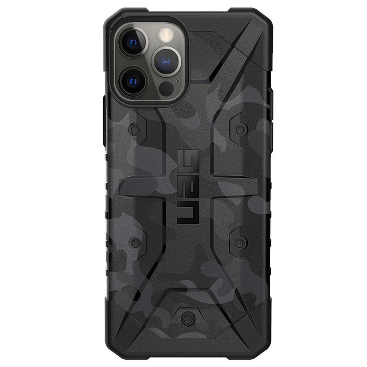 Ударостійкий чохол UAG Pathfinder камуфляж для Apple iPhone 12 Pro / 12 (6.1 ") Сірий