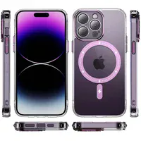 Чехол TPU+PC Colorful with MagSafe для Apple iPhone 12 Pro (6.1") Pink