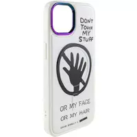 TPU+PC чехол Funny pictures with MagSafe для Apple iPhone 12 Pro / 12 (6.1") Don't touch
