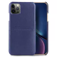 Шкіряна накладка G-Case Cardcool Series для Apple iPhone 12 Pro / 12 (6.1 ") Синій