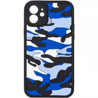 Чехол TPU+PC Army Collection для Apple iPhone 12 (6.1") Синий