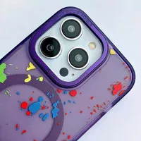 Чехол TPU+PC Flush with MagSafe для Apple iPhone 12 Pro / 12 (6.1") Dark purple