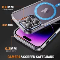 Чехол TPU+PC Colorful with MagSafe для Apple iPhone 12 Pro (6.1") Blue