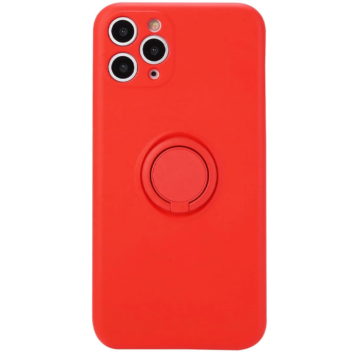 Чохол TPU Candy Ring Full Camera для Apple iPhone 12 Pro (6.1 ") Червоний / Red