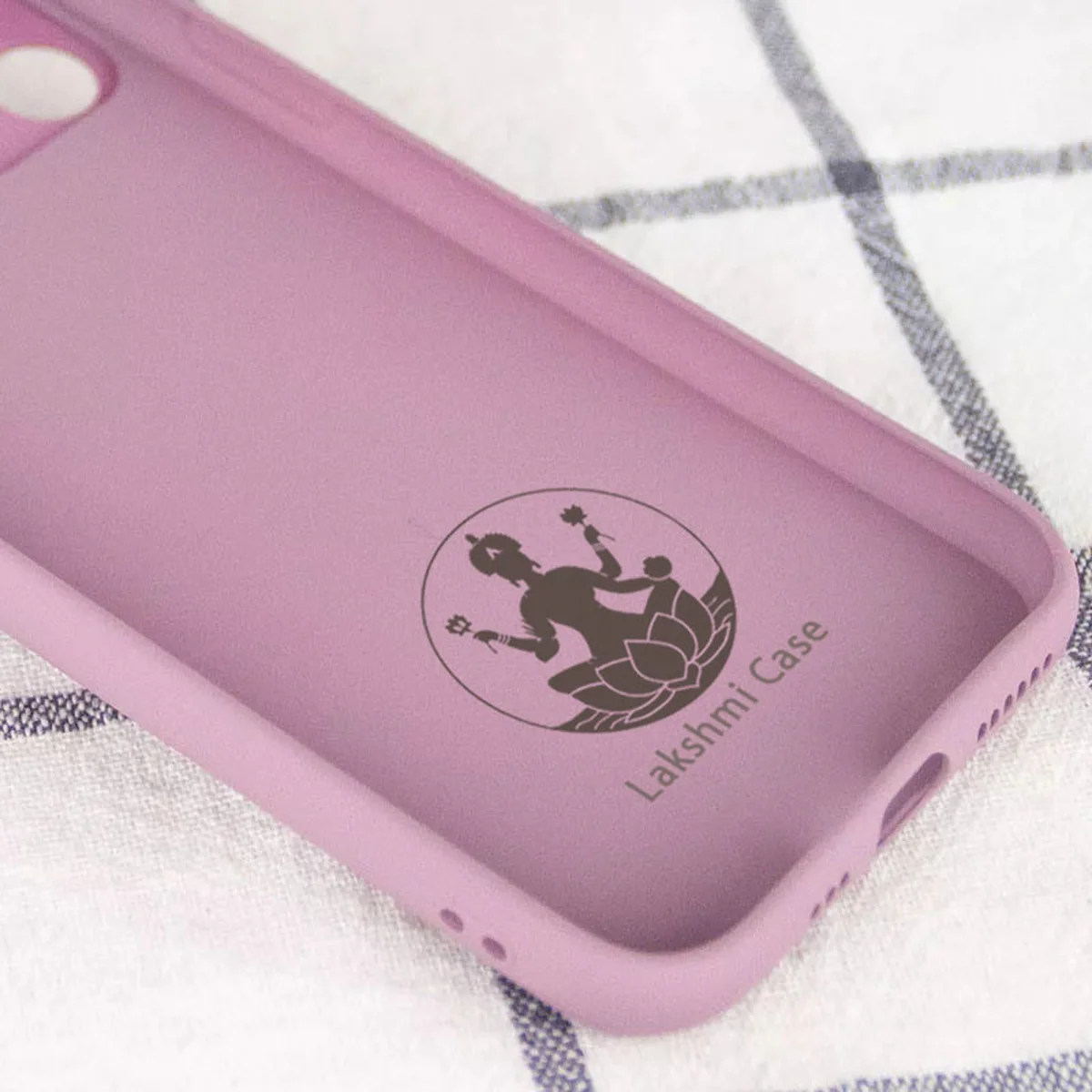 Чохол Silicone Case Lakshmi Square Full Camera для Apple iPhone 12 (6.1") Ліловий / Lilac Pride