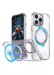 Чехол TPU+PC Empire with MagSafe and Ring для Apple iPhone 12 Pro / 12 (6.1") Clear