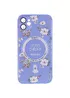 TPU+PC чохол Secret Garden with MagSafe для Apple iPhone 12 (6.1") Lilac
