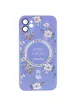 TPU+PC чехол Secret Garden with MagSafe для Apple iPhone 12 (6.1") Lilac
