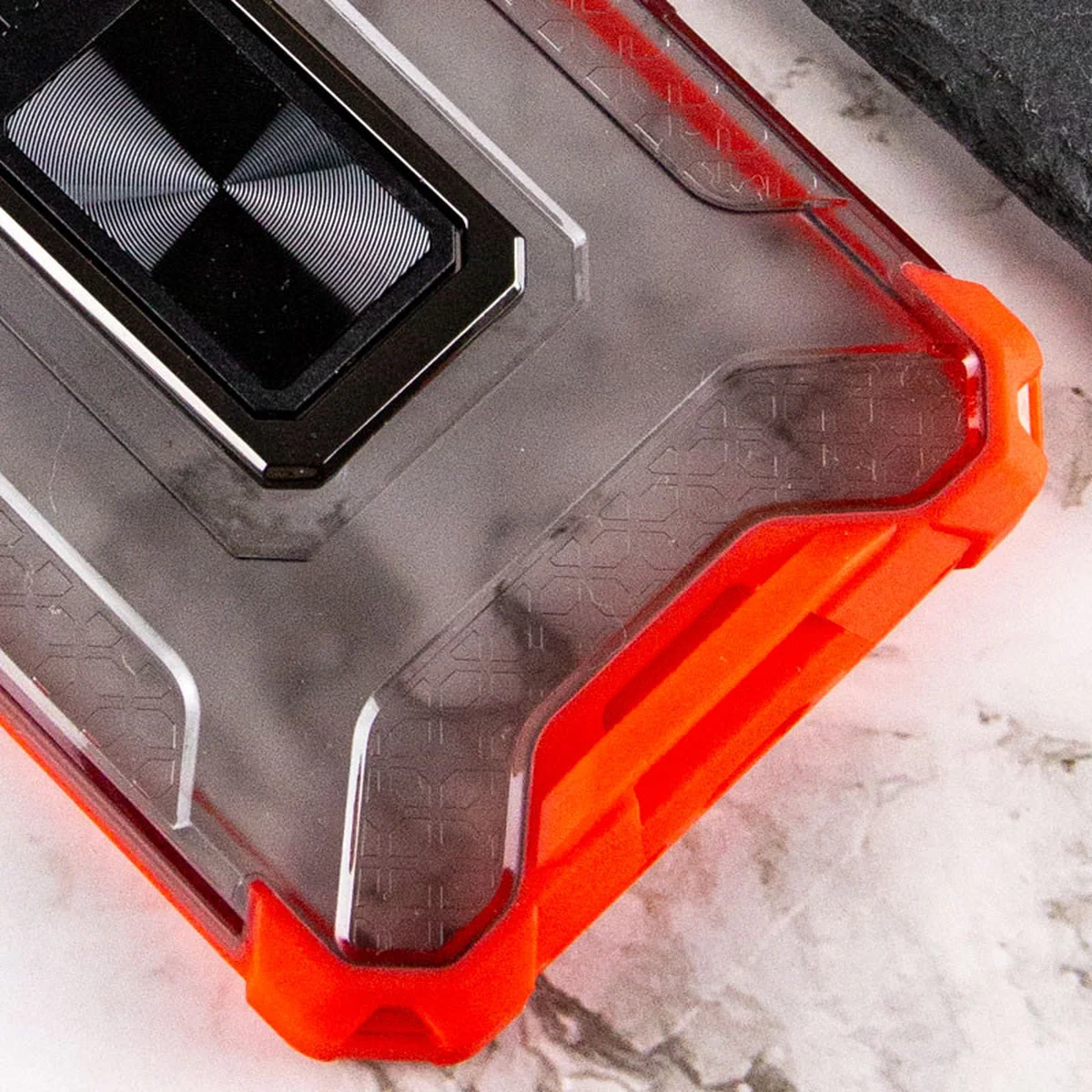 Удароміцний чохол Transformer CrystalRing для Apple iPhone 12 Pro (6.1") Червоний