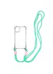 Чохол TPU CrossBody with straps для Apple iPhone 12 (6.1") Transparent