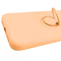 Чехол TPU Candy Ring Full Camera для Apple iPhone 12 Pro (6.1") Оранжевый / Coral