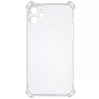 TPU чохол GETMAN Ease logo посилені кути для Apple iPhone 12 (6.1 ") Прозорий / Transparent
