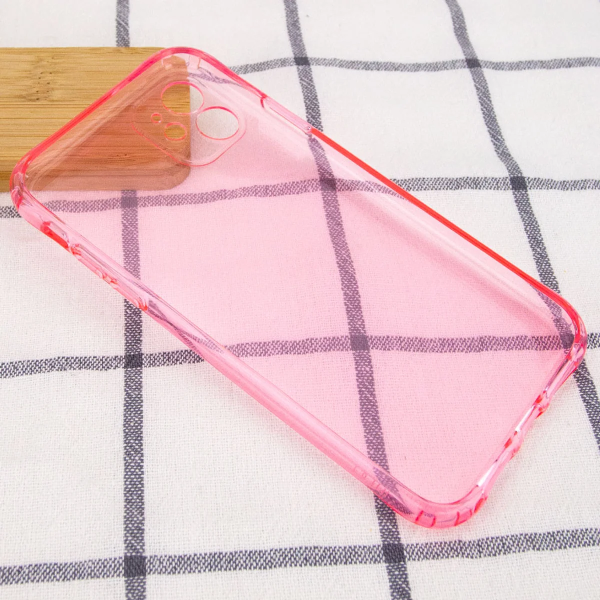 TPU чехол Ease Glossy Full Camera для Apple iPhone 12 (6.1") Розовый