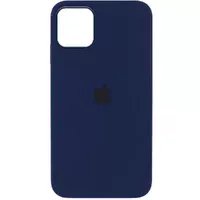Чохол Silicone Case Full Protective (AA) для Apple iPhone 12 Pro / 12 (6.1 ") Синій / Deep navy