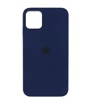 Чехол Silicone Case Full Protective (AA) для Apple iPhone 12 Pro / 12 (6.1") Синий / Deep navy