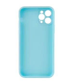 Силіконовий чохол Candy Full Camera для Apple iPhone 12 Pro (6.1 ") Бірюзовий / Turquoise