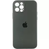 TPU+Glass чехол Matte Candy Full camera для Apple iPhone 12 Pro (6.1") Зеленый