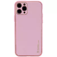 Шкіряний чохол Xshield для Apple iPhone 12 Pro (6.1 ") Рожевий / Pink