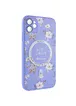 TPU+PC чехол Secret Garden with MagSafe для Apple iPhone 12 (6.1") Lilac