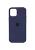 Чохол Silicone Case Full Protective (AA) для Apple iPhone 12 Pro / 12 (6.1") Темно-синій / Midnight blue
