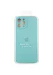 Чохол Silicone Case Full Camera Protective (AA) Apple iPhone 12 Pro (6.1") Бірюзовий / Marine Green