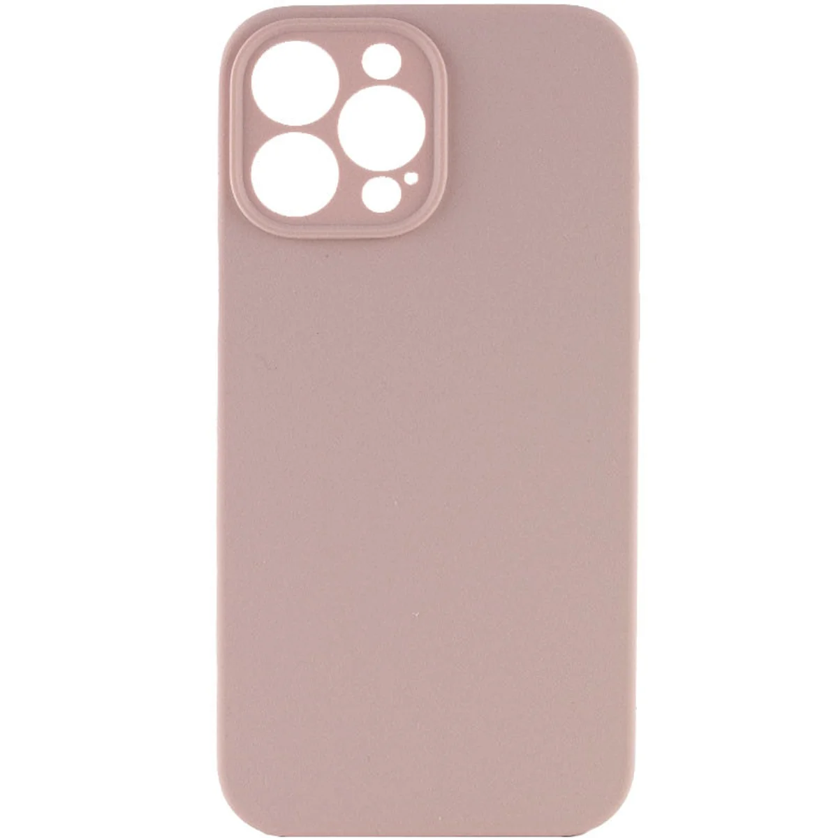 Чехол Silicone Case Lakshmi Square Full Camera для Apple iPhone 12 Pro (6.1") Розовый / Pink Sand