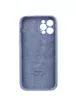 Чехол Silicone Case Full Camera Protective (AA) для Apple iPhone 12 Pro (6.1") Серый / Lavender Gray