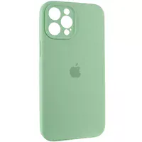Чохол Silicone Case Full Camera Protective (AA) Apple iPhone 12 Pro (6.1") Зелений / Pistachio