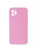 Чехол Silicone Case Lakshmi Square Full Camera для Apple iPhone 12 (6.1") Розовый / Light pink
