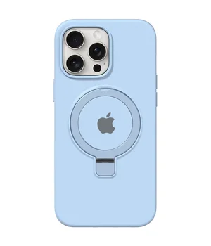Чохол Silicone Case Full Protective with Ring для Apple iPhone 12 Pro / 12 (6.1") Blue