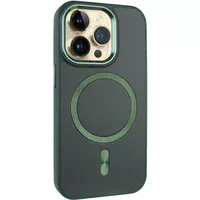 Шкіряний чохол SnapCase with MagSafe для Apple iPhone 12 Pro / 12 (6.1") Green