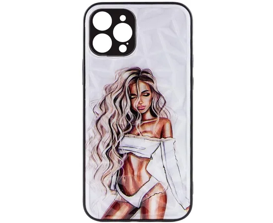 TPU+PC чехол Prisma Ladies Full Camera для Apple iPhone 12 Pro (6.1") White