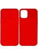 Чехол Camshield Square TPU со шторкой для камеры для Apple iPhone 12 Pro / 12 (6.1") Красный
