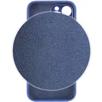 Чехол Silicone Case Lakshmi Square Full Camera для Apple iPhone 12 Pro (6.1") Синий / Deep navy
