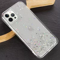 TPU чехол Star Glitter для Apple iPhone 12 Pro / 12 (6.1") Прозрачный
