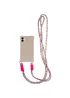 Чехол TPU CrossBody with straps для Apple iPhone 12 (6.1") Antique White