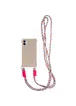 Чохол TPU CrossBody with straps для Apple iPhone 12 (6.1") Antique White