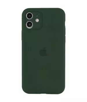 Чохол Silicone Case Full Camera Protective (AA) для Apple iPhone 12 (6.1 ") Зелений / Cyprus Green