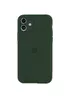Чехол Silicone Case Full Camera Protective (AA) для Apple iPhone 12 (6.1") Зеленый / Cyprus Green