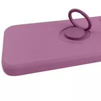 Чохол TPU Candy Ring Full Camera для Apple iPhone 12 (6.1 ") Ліловий / Lilac Pride