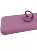 Чехол TPU Candy Ring Full Camera для Apple iPhone 12 (6.1") Лиловый / Lilac Pride