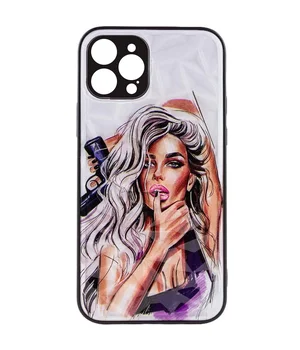 TPU+PC чохол Prisma Ladies Full Camera для Apple iPhone 12 Pro (6.1") Purple