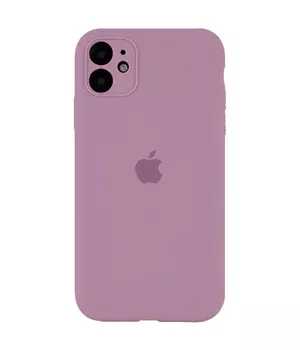 Чохол Silicone Case Full Camera Protective (AA) для Apple iPhone 12 (6.1 ") Ліловий / Lilac Pride
