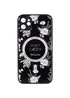 TPU+PC чохол Secret Garden with MagSafe для Apple iPhone 12 (6.1") Black