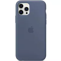 Чохол Silicone Case Full Protective (AA) для Apple iPhone 12 Pro / 12 (6.1") Синій / Alaska blue