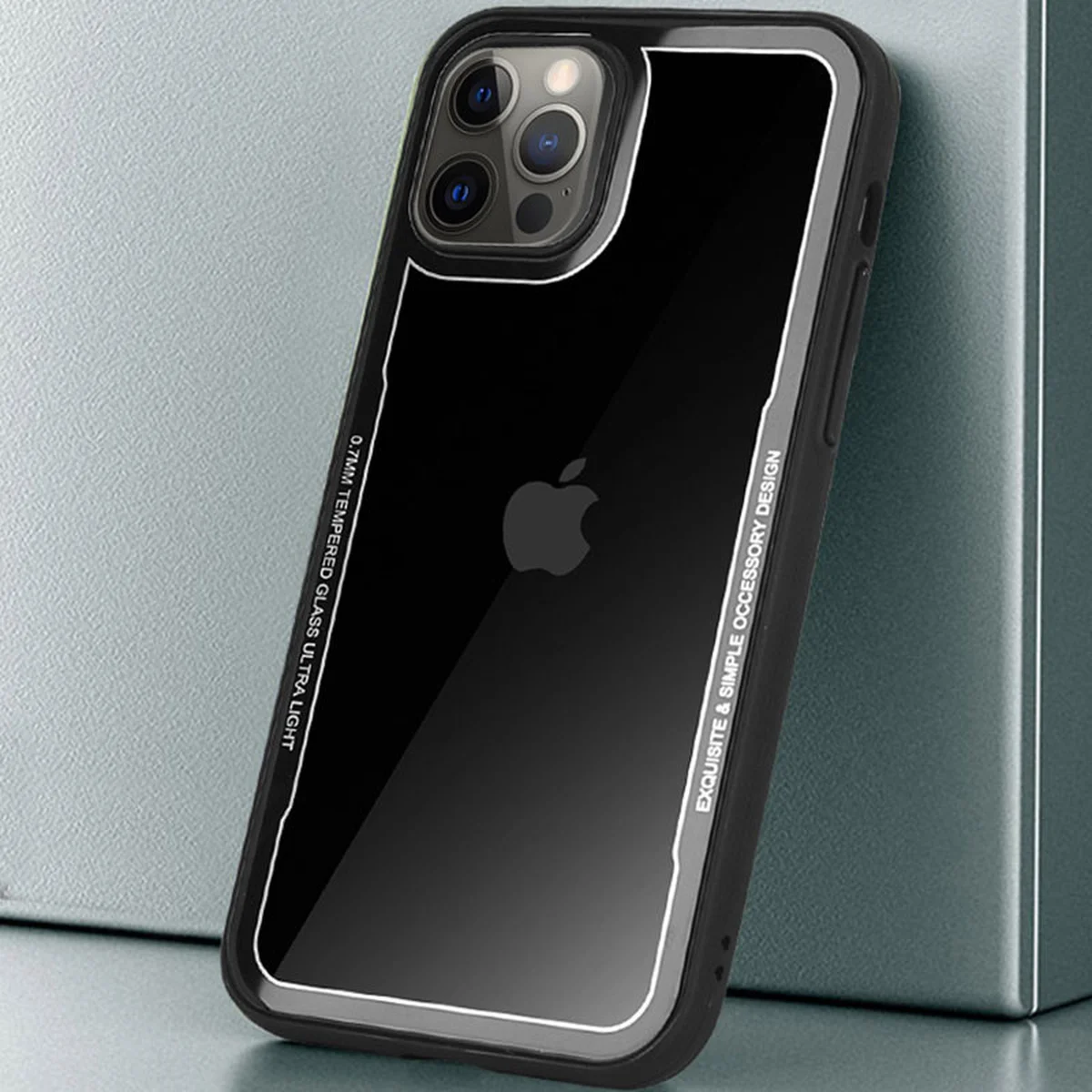 TPU + PC чохол G-Case Shock Crystal для Apple iPhone 12 Pro / 12 (6.1 ") Чорний